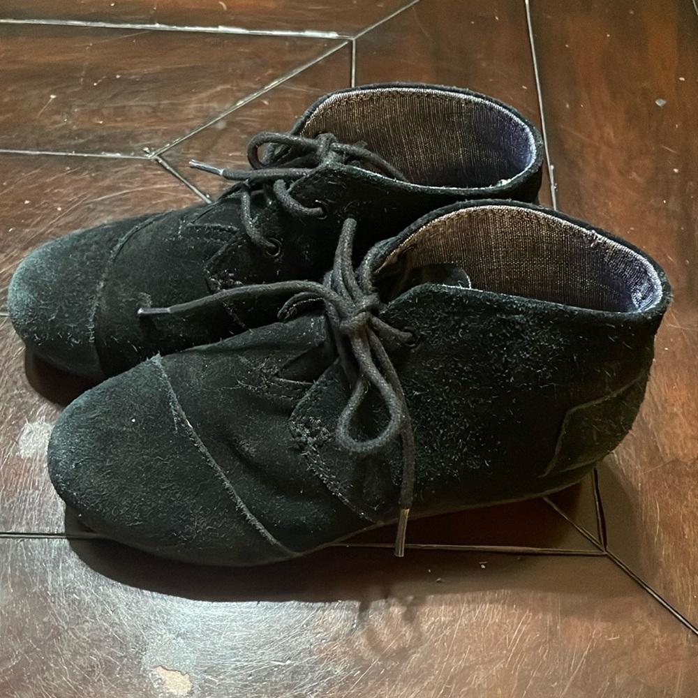 Girls Toms wedge booties